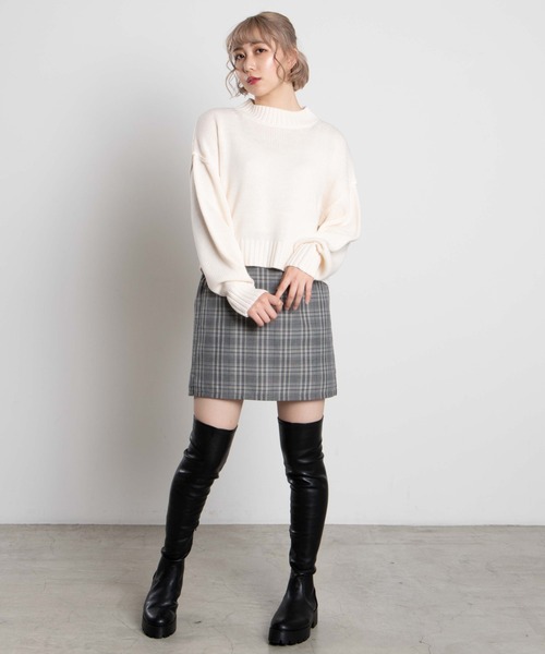 WEGO（ウィゴー）の「WEGO/アソートタイトミニスカパン（スカート・レディース・グレー系その他2/ブラック系その他2/グリーン系その他/ブラック/パープル系その他2・LARGE/SMALL/MEDIUM/X-SMALL）」の15枚目の写真