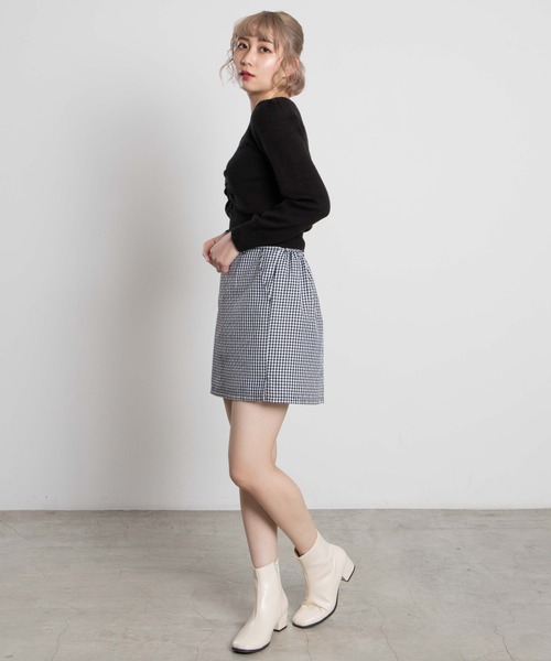 WEGO（ウィゴー）の「WEGO/アソートタイトミニスカパン（スカート・レディース・グレー系その他2/ブラック系その他2/グリーン系その他/ブラック/パープル系その他2・LARGE/SMALL/MEDIUM/X-SMALL）」の9枚目の写真