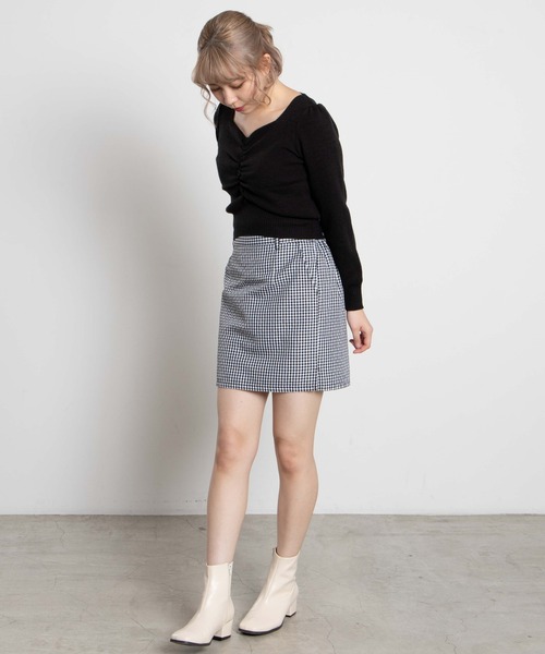 WEGO（ウィゴー）の「WEGO/アソートタイトミニスカパン（スカート・レディース・グレー系その他2/ブラック系その他2/グリーン系その他/ブラック/パープル系その他2・LARGE/SMALL/MEDIUM/X-SMALL）」の10枚目の写真