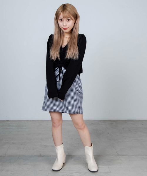 WEGO（ウィゴー）の「WEGO/アソートタイトミニスカパン（スカート・レディース・グレー系その他2/ブラック系その他2/グリーン系その他/ブラック/パープル系その他2・LARGE/SMALL/MEDIUM/X-SMALL）」の12枚目の写真