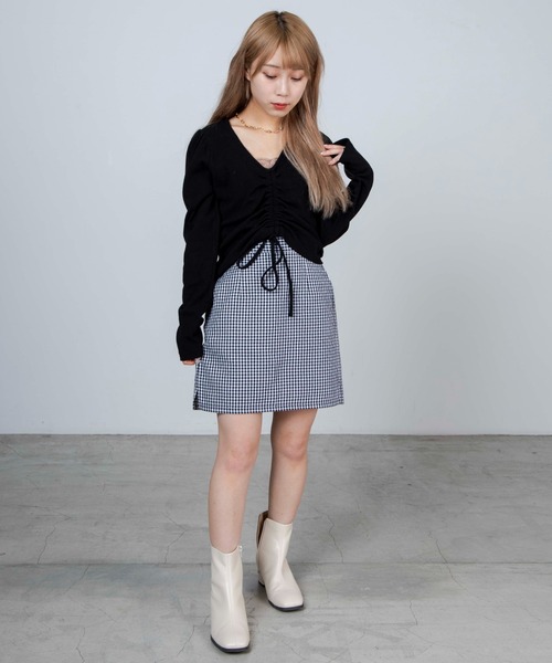 WEGO（ウィゴー）の「WEGO/アソートタイトミニスカパン（スカート・レディース・グレー系その他2/ブラック系その他2/グリーン系その他/ブラック/パープル系その他2・LARGE/SMALL/MEDIUM/X-SMALL）」の13枚目の写真