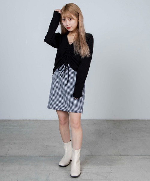 WEGO（ウィゴー）の「WEGO/アソートタイトミニスカパン（スカート・レディース・グレー系その他2/ブラック系その他2/グリーン系その他/ブラック/パープル系その他2・LARGE/SMALL/MEDIUM/X-SMALL）」の14枚目の写真