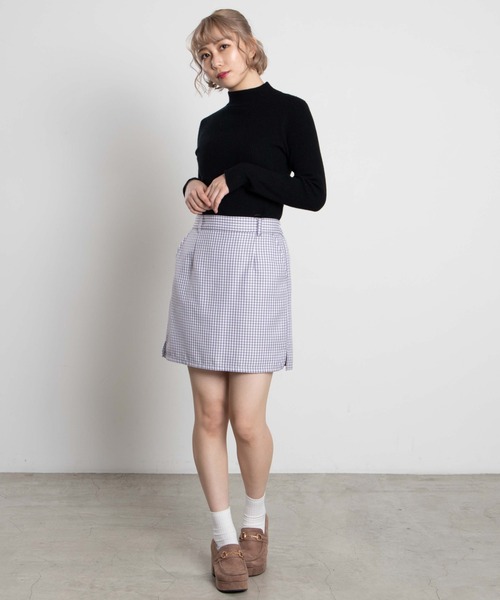 WEGO（ウィゴー）の「WEGO/アソートタイトミニスカパン（スカート・レディース・グレー系その他2/ブラック系その他2/グリーン系その他/ブラック/パープル系その他2・LARGE/SMALL/MEDIUM/X-SMALL）」の20枚目の写真