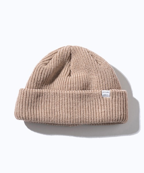 坩堝(ルツボ)の「【坩堝】6PANEL BEANIE / 【ルツボ】6パネル ビーニー オーバーライド(ニットキャップ/ビーニー・メンズ・ブラック/グレー/オリーブ/ネイビー/マスタード/サーモンピンク・ONE SIZE)」の2枚目の写真