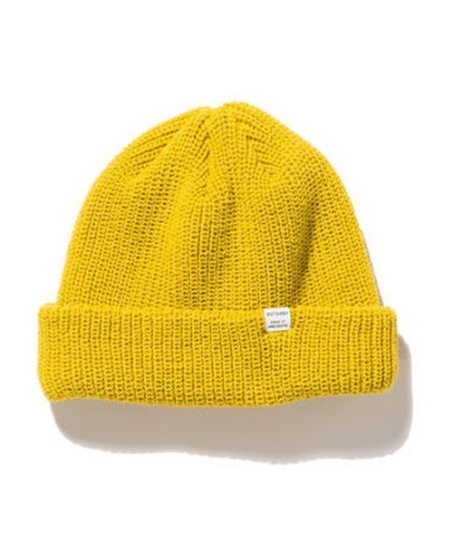 坩堝(ルツボ)の「【坩堝】6PANEL BEANIE / 【ルツボ】6パネル ビーニー オーバーライド(ニットキャップ/ビーニー・メンズ・ブラック/グレー/オリーブ/ネイビー/マスタード/サーモンピンク・ONE SIZE)」の6枚目の写真