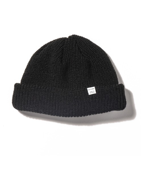 坩堝(ルツボ)の「【坩堝】6PANEL BEANIE / 【ルツボ】6パネル ビーニー オーバーライド(ニットキャップ/ビーニー・メンズ・ブラック/グレー/オリーブ/ネイビー/マスタード/サーモンピンク・ONE SIZE)」の3枚目の写真