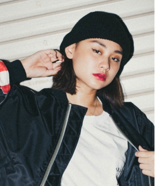 坩堝(ルツボ)の「【坩堝】6PANEL BEANIE / 【ルツボ】6パネル ビーニー オーバーライド(ニットキャップ/ビーニー・メンズ・ブラック/グレー/オリーブ/ネイビー/マスタード/サーモンピンク・ONE SIZE)」の14枚目の写真