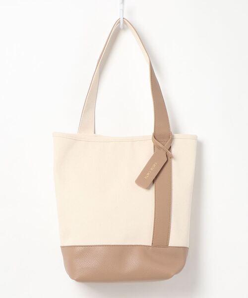 cache cache(カシュ カシュ)の「カシュカシュ cachecache / ワンハンドルバケツ型パーテーショントートバッグ(ショルダーバッグ・レディース・ベージュ系その他/ブラック/アイボリー/パイソン/パープル/イエロー/シルバー/カモフラージュ/レオパード/オレンジ/グリーン/ブルー・FREE)」の13枚目の写真