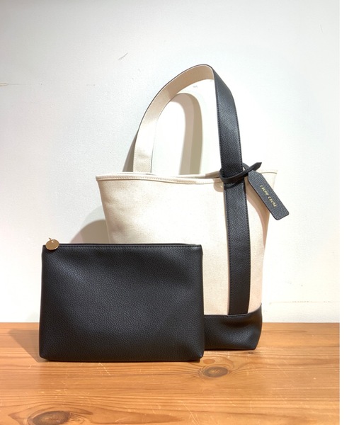 cache cache(カシュ カシュ)の「カシュカシュ cachecache / ワンハンドルバケツ型パーテーショントートバッグ(ショルダーバッグ・レディース・ベージュ系その他/ブラック/アイボリー/パイソン/パープル/イエロー/シルバー/カモフラージュ/レオパード/オレンジ/グリーン/ブルー・FREE)」の15枚目の写真