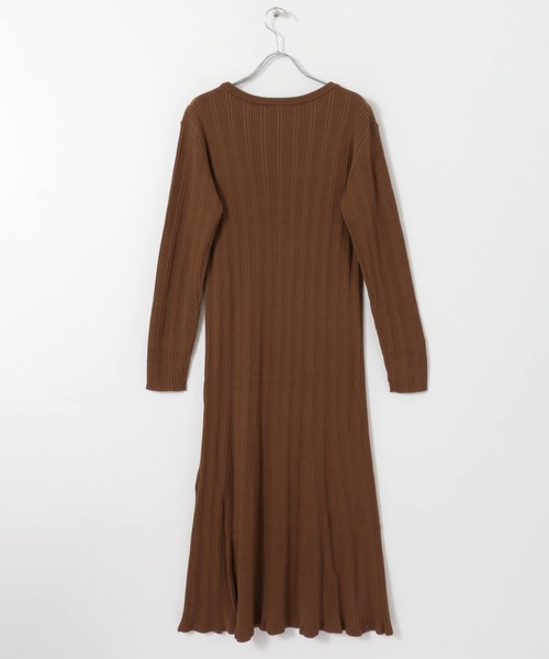 URBAN RESEARCH（アーバンリサーチ）の「裾フレアランダムリブニット  