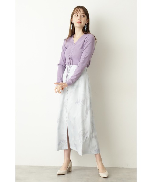 JILL STUART（ジルスチュアート）の「◆サスキアリブニット（ニット/セーター・レディース・パープル/グレー/ライトグリーン・FREE）」の13枚目の写真