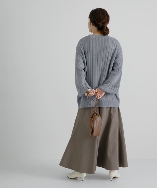LAATO(ラート)の「OBAKE KNIT(ニット/セーター・レディース・チャコールグレー/ブルー・FREE)」の20枚目の写真