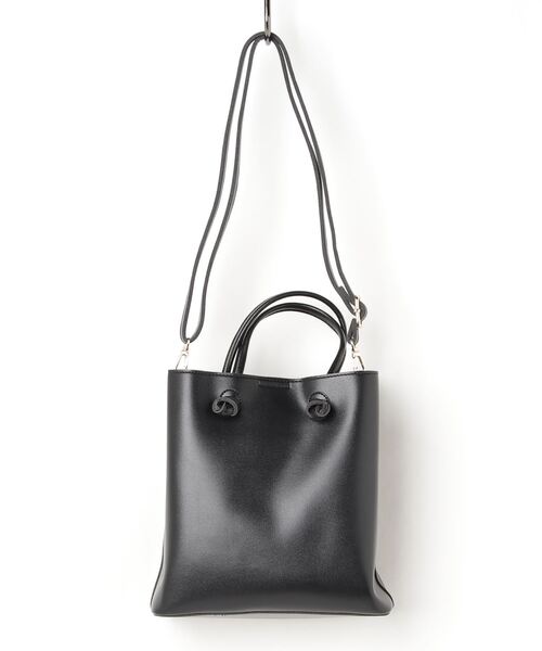 Per sist ence(パーシエンス)の「Per sist ence/パーシエンス ノットハンドル2WAYトート(トートバッグ・レディース・ブラック/グレー/ライトグリーン/ベージュ・FREE)」の11枚目の写真