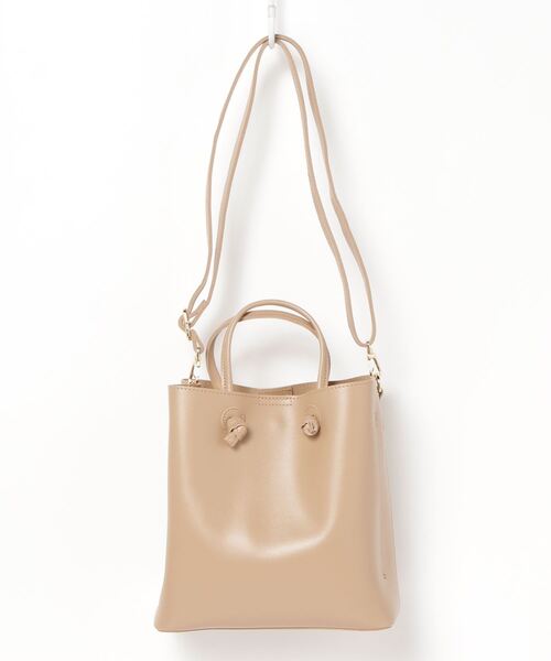 Per sist ence(パーシエンス)の「Per sist ence/パーシエンス ノットハンドル2WAYトート(トートバッグ・レディース・ブラック/グレー/ライトグリーン/ベージュ・FREE)」の14枚目の写真