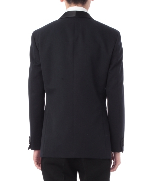 TAKEO KIKUCHI（タケオキクチ）の「タキシードクロスショールカラージャケット（テーラードジャケット・メンズ・ブラック/ネイビー・04/03/02/01）」の4枚目の写真
