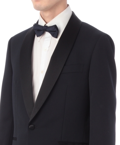 TAKEO KIKUCHI（タケオキクチ）の「タキシードクロスショールカラージャケット（テーラードジャケット・メンズ・ブラック/ネイビー・04/03/02/01）」の5枚目の写真