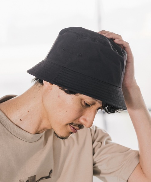 GLOBAL WORK（グローバルワーク）の「透湿撥水バケットハット/928326（ハット・メンズ・ホワイト/ブラック・FREE）」の2枚目の写真