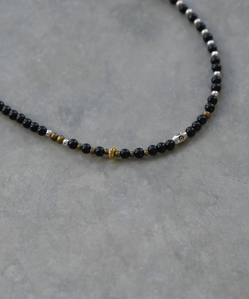 Editors Draw(エディターズドロー)の「SV925 ビーズロングネックレス Ria. Jaysmee/リアジェイズミー(ネックレス・レディース・ホワイト/ブラック/ブラウン/レッド/ブルー・ONE SIZE)」の13枚目の写真