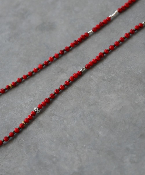 Editors Draw(エディターズドロー)の「SV925 ビーズロングネックレス Ria. Jaysmee/リアジェイズミー(ネックレス・レディース・ホワイト/ブラック/ブラウン/レッド/ブルー・ONE SIZE)」の18枚目の写真
