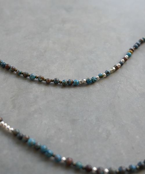 Editors Draw(エディターズドロー)の「SV925 ビーズロングネックレス Ria. Jaysmee/リアジェイズミー(ネックレス・レディース・ホワイト/ブラック/ブラウン/レッド/ブルー・ONE SIZE)」の7枚目の写真