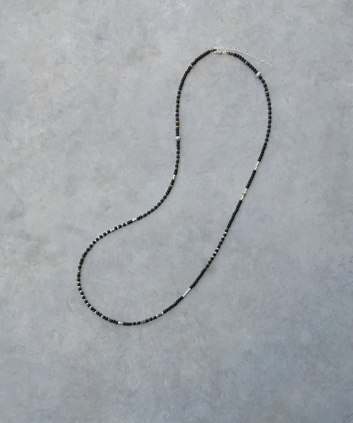 Editors Draw(エディターズドロー)の「SV925 ビーズロングネックレス Ria. Jaysmee/リアジェイズミー(ネックレス・レディース・ホワイト/ブラック/ブラウン/レッド/ブルー・ONE SIZE)」の8枚目の写真