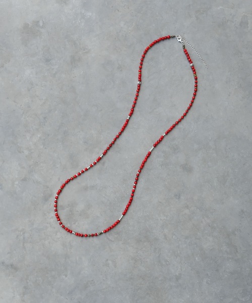 Editors Draw(エディターズドロー)の「SV925 ビーズロングネックレス Ria. Jaysmee/リアジェイズミー(ネックレス・レディース・ホワイト/ブラック/ブラウン/レッド/ブルー・ONE SIZE)」の21枚目の写真