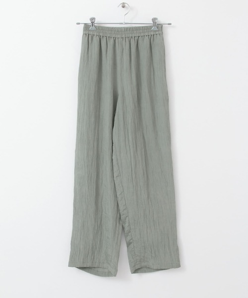 KBF+(ケービーエフプラス)の「KBF+ ワッシャーサテンパンツ(その他パンツ・レディース・ベージュ系その他/ラベンダー/グレー系その他・ONE)」の12枚目の写真