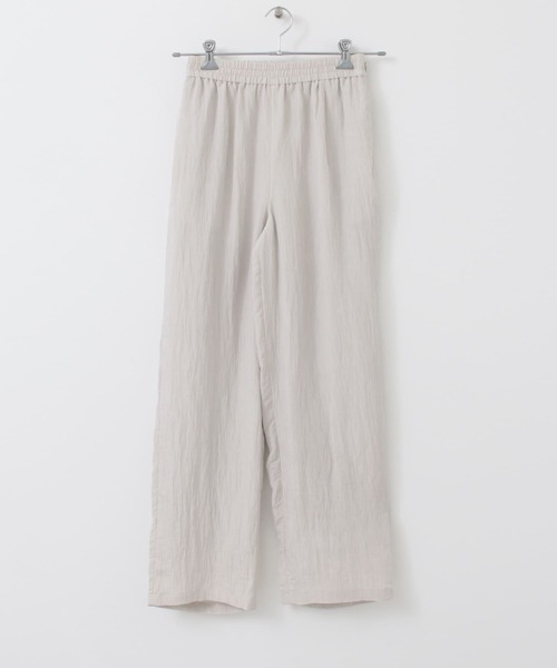 KBF+(ケービーエフプラス)の「KBF+ ワッシャーサテンパンツ(その他パンツ・レディース・ベージュ系その他/ラベンダー/グレー系その他・ONE)」の13枚目の写真