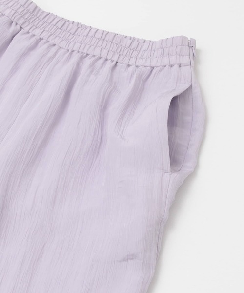 KBF+(ケービーエフプラス)の「KBF+ ワッシャーサテンパンツ(その他パンツ・レディース・ベージュ系その他/ラベンダー/グレー系その他・ONE)」の15枚目の写真