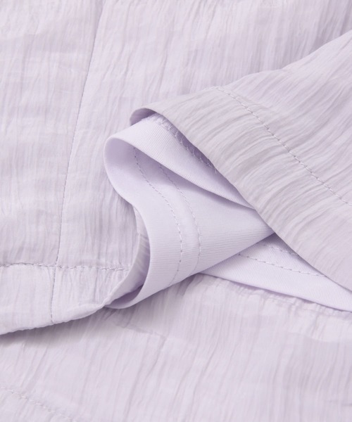 KBF+(ケービーエフプラス)の「KBF+ ワッシャーサテンパンツ(その他パンツ・レディース・ベージュ系その他/ラベンダー/グレー系その他・ONE)」の18枚目の写真