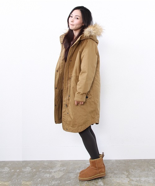 coen（コーエン）の「モッズコート14ＦＷ（モッズコート・レディース・ベージュ/オリーブ/ネイビー・LARGE/MEDIUM）」の20枚目の写真