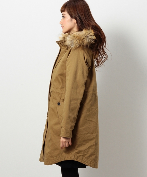 coen（コーエン）の「モッズコート14ＦＷ（モッズコート・レディース・ベージュ/オリーブ/ネイビー・LARGE/MEDIUM）」の4枚目の写真