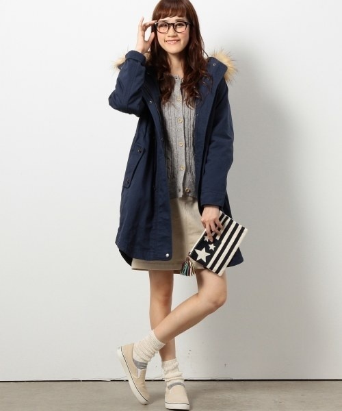 coen（コーエン）の「モッズコート14ＦＷ（モッズコート・レディース・ベージュ/オリーブ/ネイビー・LARGE/MEDIUM）」の19枚目の写真