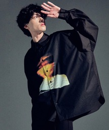 ADD SEOUL | 【ADD SEOUL】MAYDAY 19 GRAPHIC AVANTGARDE SHIRT / メイデイ 19 グラフィック アヴァンギャルド ビッグシルエット シャツ(シャツ/ブラウス)