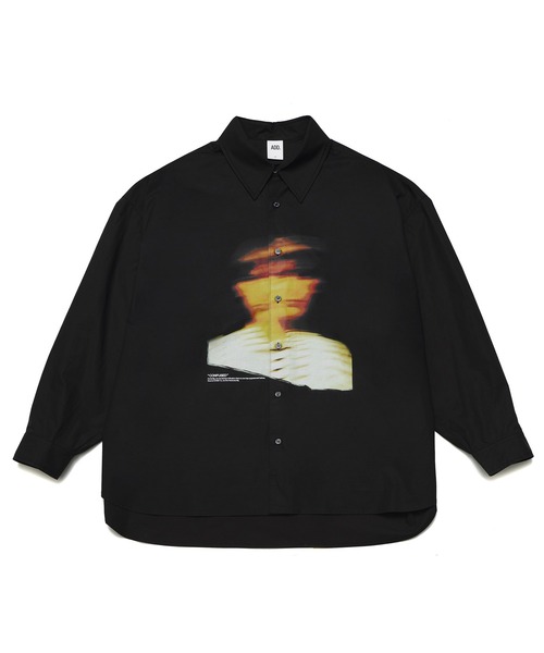 ADD SEOUL（エーディーディーソウル）の「【ADD SEOUL】MAYDAY 19 GRAPHIC AVANTGARDE SHIRT / メイデイ 19 グラフィック アヴァンギャルド ビッグシルエット シャツ（シャツ/ブラウス・メンズ・ブラック・1/2）」の9枚目の写真