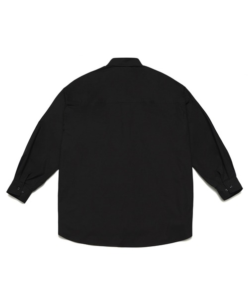 ADD SEOUL（エーディーディーソウル）の「【ADD SEOUL】MAYDAY 19 GRAPHIC AVANTGARDE SHIRT / メイデイ 19 グラフィック アヴァンギャルド ビッグシルエット シャツ（シャツ/ブラウス・メンズ・ブラック・1/2）」の3枚目の写真