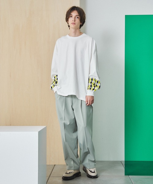 UNITED TOKYO（ユナイテッドトウキョウ）の「プリントボリュームスリーブオーバーTEE（Tシャツ/カットソー・メンズ・ブラック/ホワイト・FREE）」の18枚目の写真