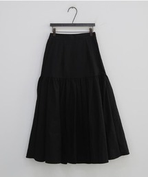 NANING9 ギャザーフレアボールルームスカート