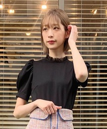 TITTY&CO. | ボリュームスリーブポンチトップス(Tシャツ/カットソー)