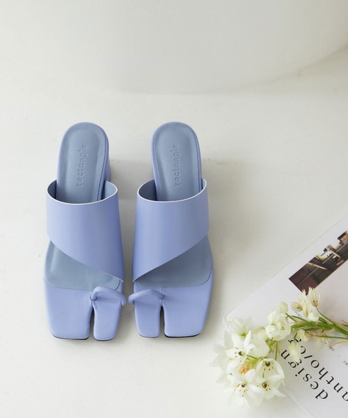 rectangle(レクタングル)の「足袋トングサンダル(サンダル・レディース・ブラック/アイボリー/ピンク/ベージュ/ブルー・SMALL/MEDIUM/LARGE)」の2枚目の写真