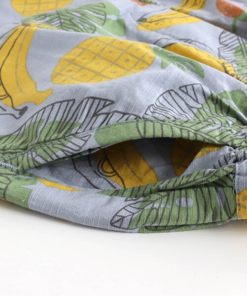 apres les cours（アプレレクール）の「無地・総柄ハーフパンツ 5分丈（その他パンツ・キッズ・ブラウン/グレー/サックスブルー/ミント/キナリ/サーモンピンク・90/100/110/120/80/130/140）」の15枚目の写真