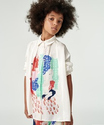 MARNI(マルニ)Kids & Junior 長袖総柄デザインシャツ