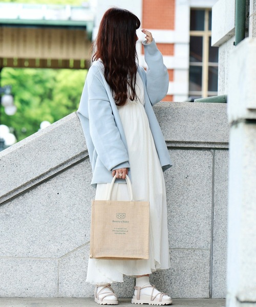 ABITOKYO（アビトーキョー）の「【Beauty&Habit】ジュートトートバッグ（トートバッグ・レディース・ベージュ・FREE）」の13枚目の写真