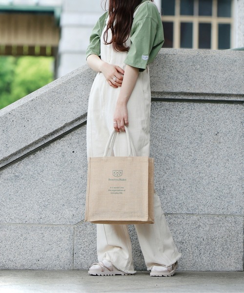 ABITOKYO（アビトーキョー）の「【Beauty&Habit】ジュートトートバッグ（トートバッグ・レディース・ベージュ・FREE）」の15枚目の写真