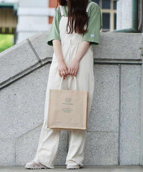 ABITOKYO（アビトーキョー）の「【Beauty&Habit】ジュートトートバッグ（トートバッグ・レディース・ベージュ・FREE）」の16枚目の写真