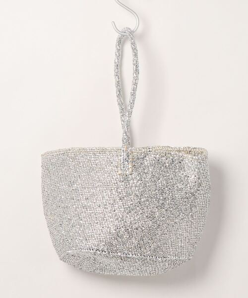 note et silence （ノートエシロンス）の「サイザルバッグ　ワンハンドル　スクエ（トートバッグ・レディース・シルバー・FREE）」の16枚目の写真