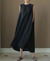 meJane | マキシ丈麻ライクロングワンピース(ワンピース)