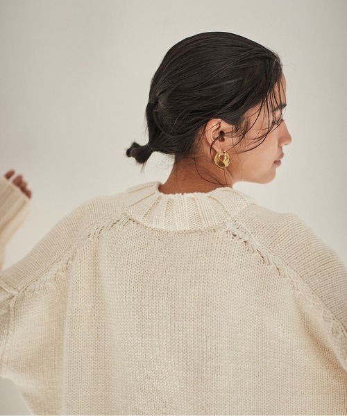 SEA Vネックルーズニット rie 新品 SEA（シー）の「Vネックルーズニット（ニット/セーター）」 - WEAR