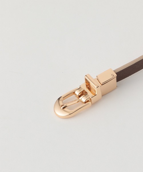 Heather（ヘザー）の「リバーシブルホソベルト　949398（ベルト・レディース・ブラウン系その他/ブラウン系その他2・FREE）」の5枚目の写真