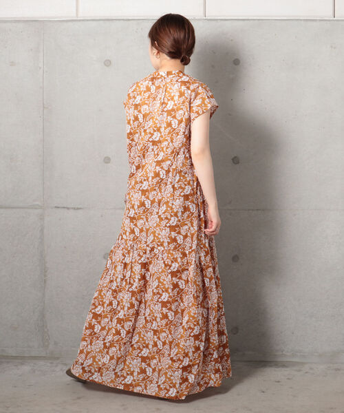 fredy repit（フレディレピ）の「スシボイルフラワープリントワンピース（ワンピース・レディース・オレンジ/グレイッシュブルー・38）」の5枚目の写真